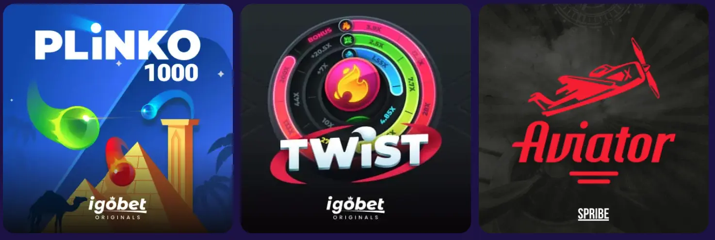 IgoBet Instant win-spellen